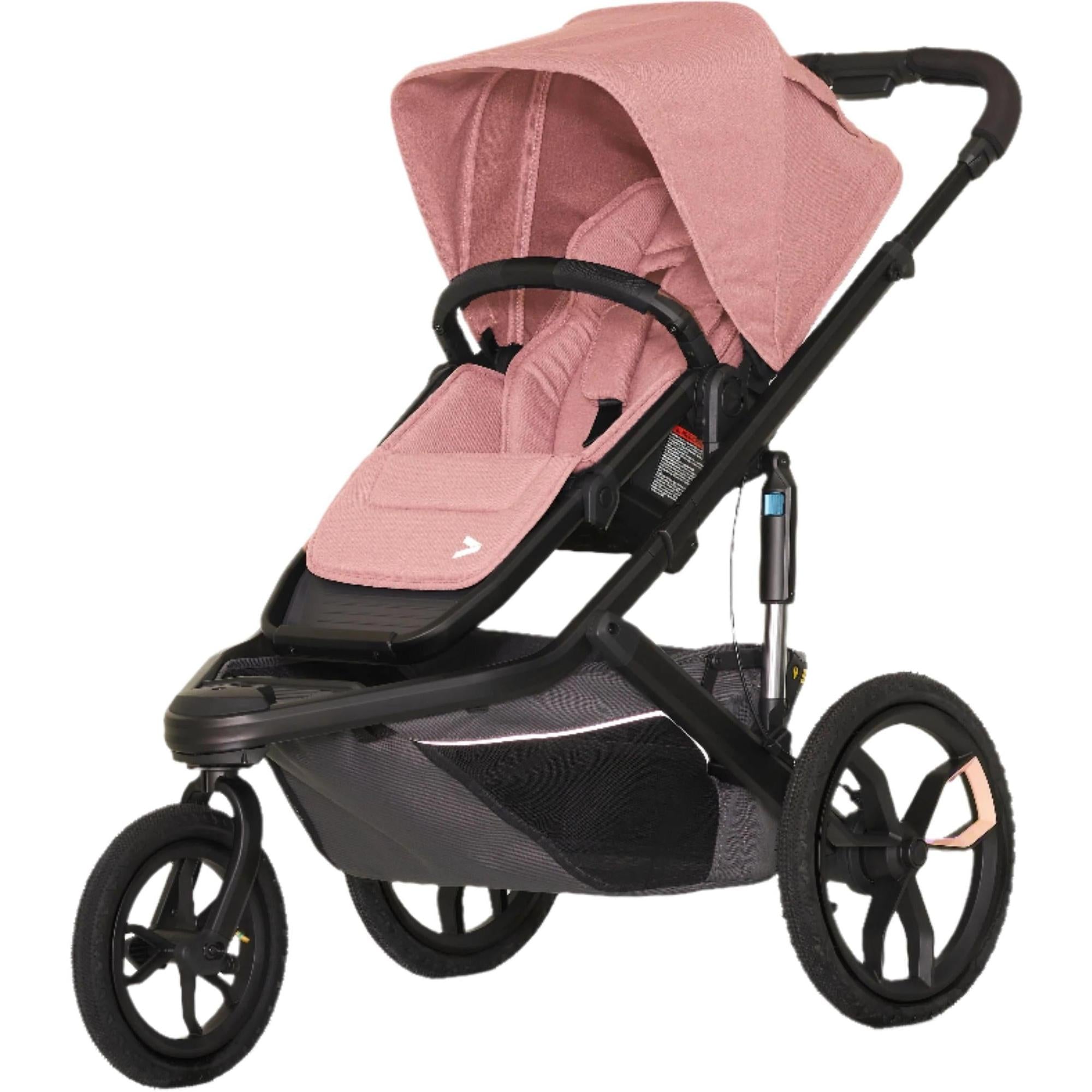 pink and brown bob stroller Veer Switch&Jog (Switchback Seat, &Jog Frame)