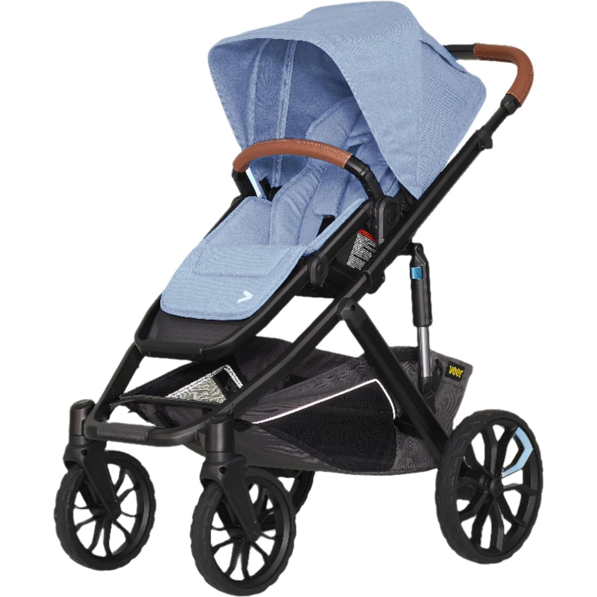 Veer Switch&Roll Stroller (Switchback Seat, &Roll Frame) Blue Beryl