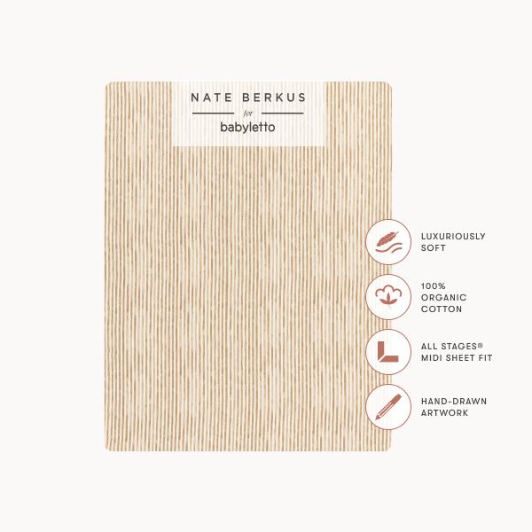 Nate Berkus x Babyletto All-Stages Midi Sheet