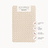 Nate Berkus x Babyletto Mini Crib Sheet