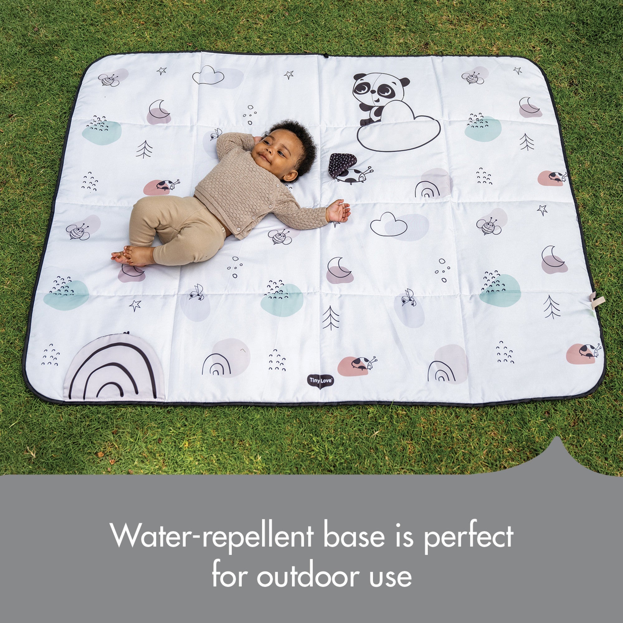 Tiny Love Black & White XL Outdoor Mat