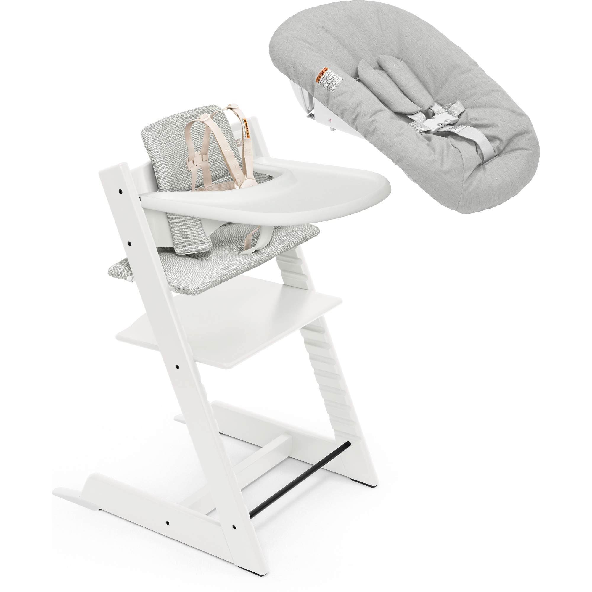 register stokke Stokke Tripp Trapp High Chair² with Cushion, Tray and Newborn Set