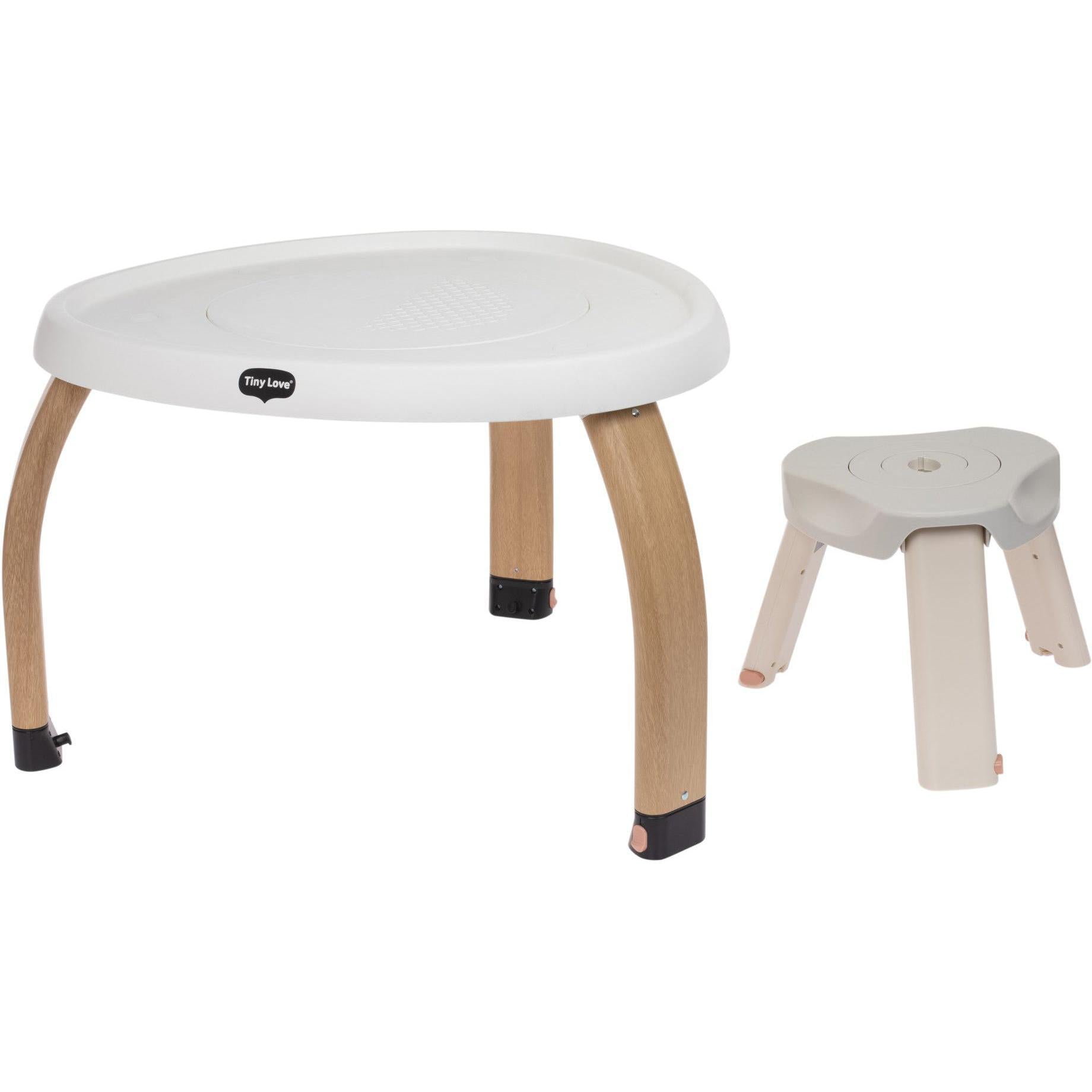 Tiny Love 5-in-1 Stationary Activity Center | Black & White Décor Collection