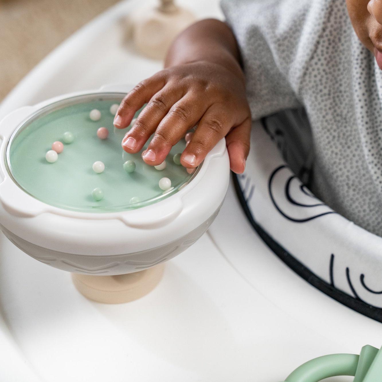 Tiny Love 5-in-1 Stationary Activity Center | Black & White Décor Collection