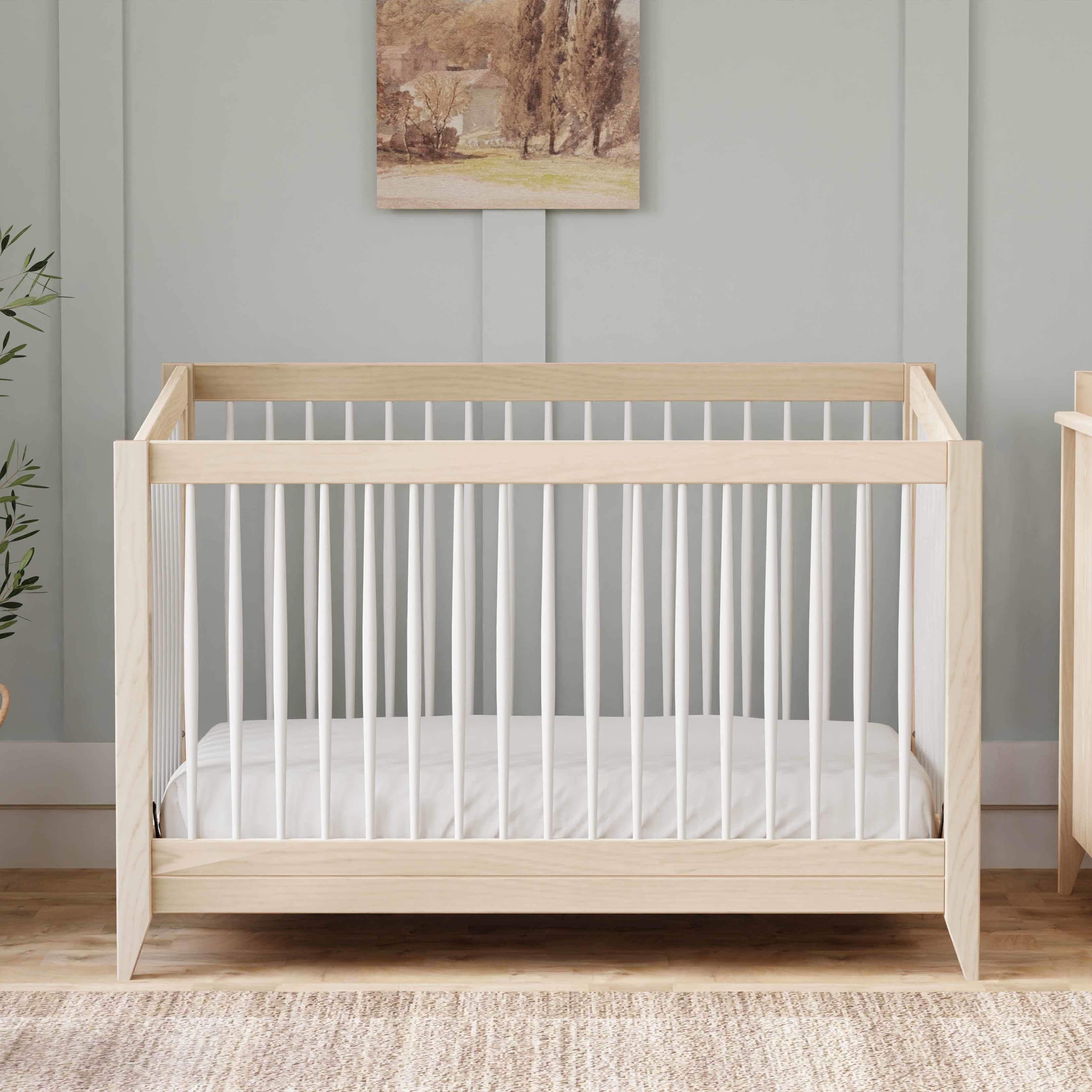 Babyletto Sprout 4-in-1 Convertible Crib with Toddler Bed Conversion Kit