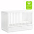 Babyletto Bento 3-in-1 Convertible Storage Crib with Toddler Bed Conversion Kit
