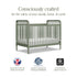 Namesake Liberty 3-in-1 Convertible Spindle Crib with Toddler Bed Conversion Kit