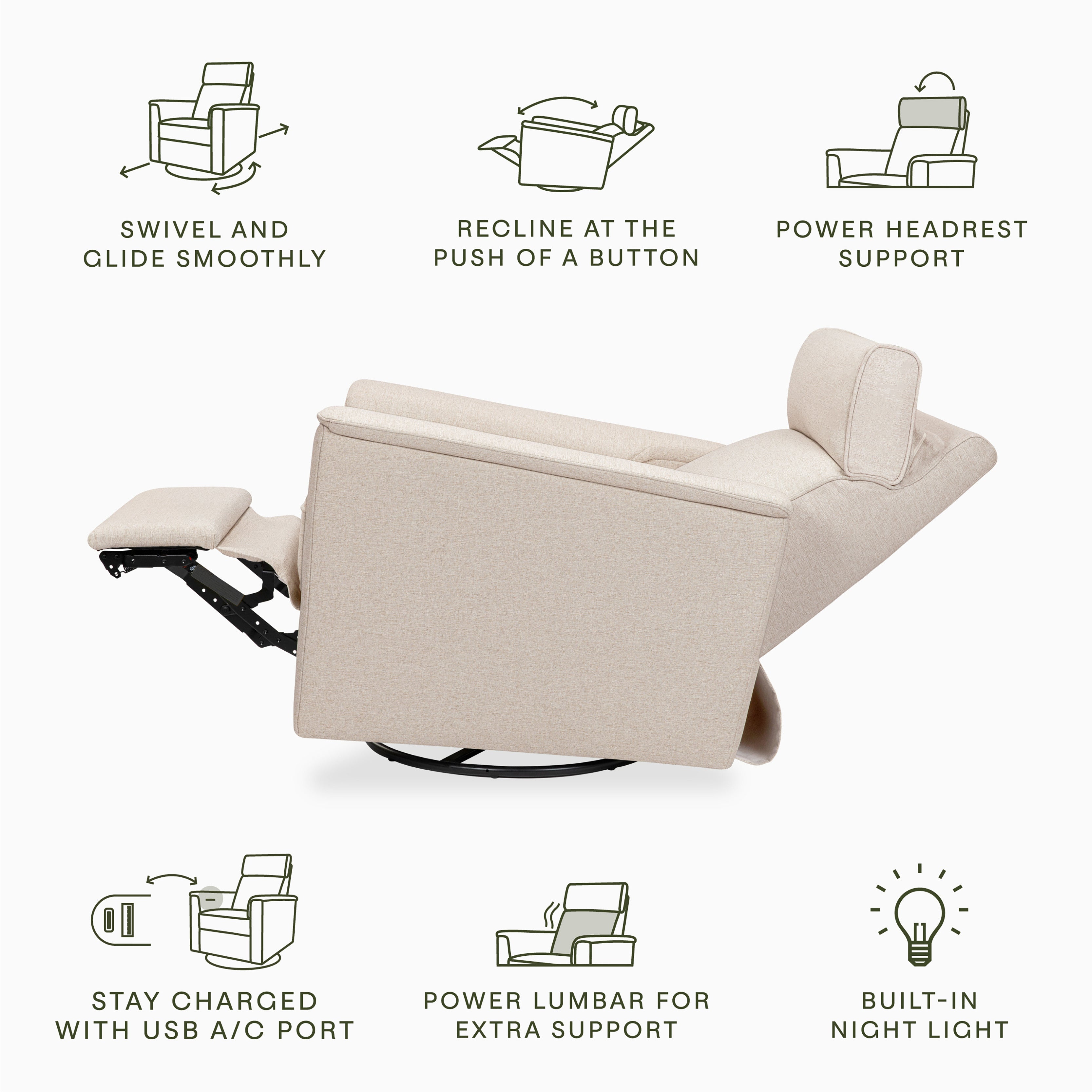Namesake Willa Pro Power Recliner & Swivel Glider