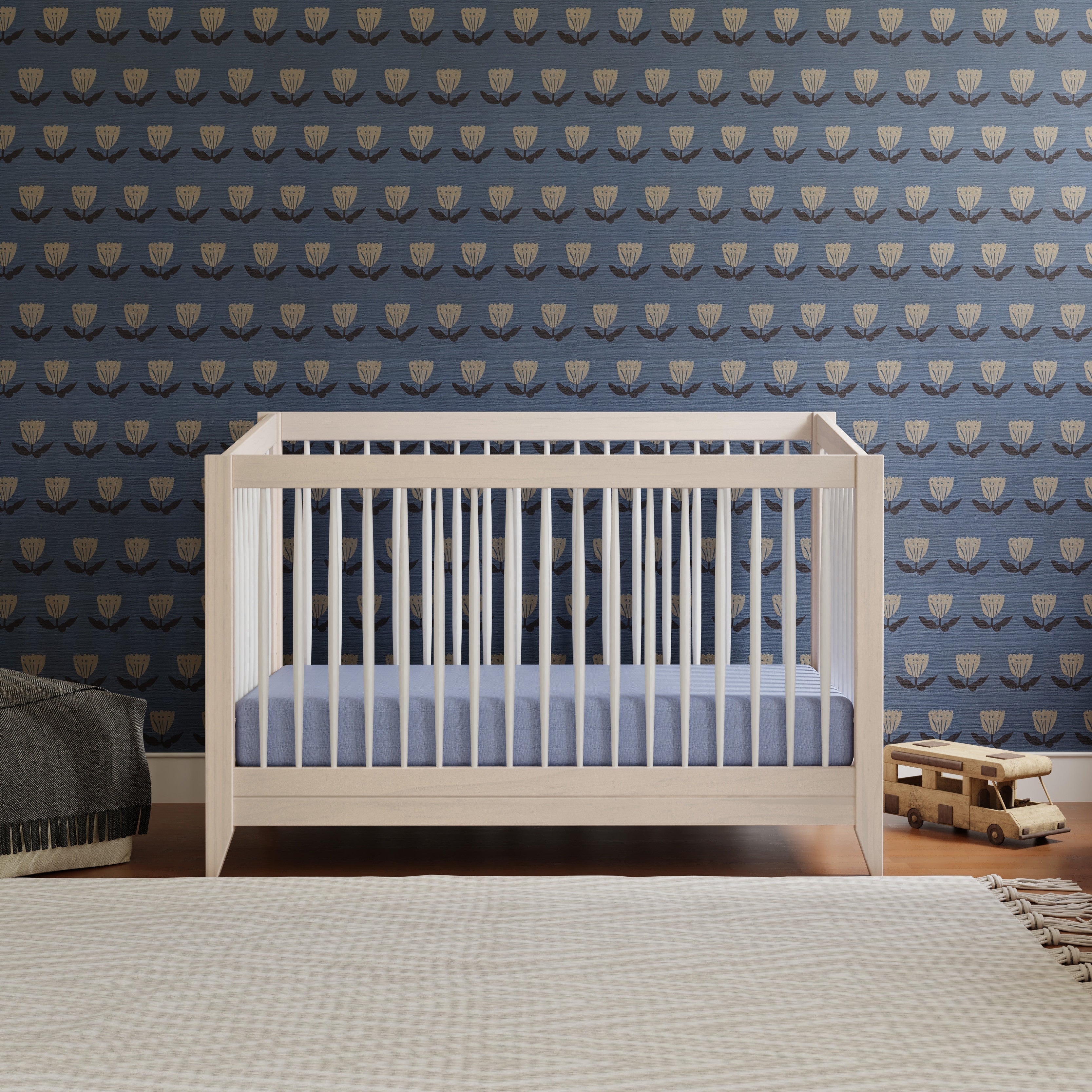 Babyletto Sprout 4-in-1 Convertible Crib with Toddler Bed Conversion Kit