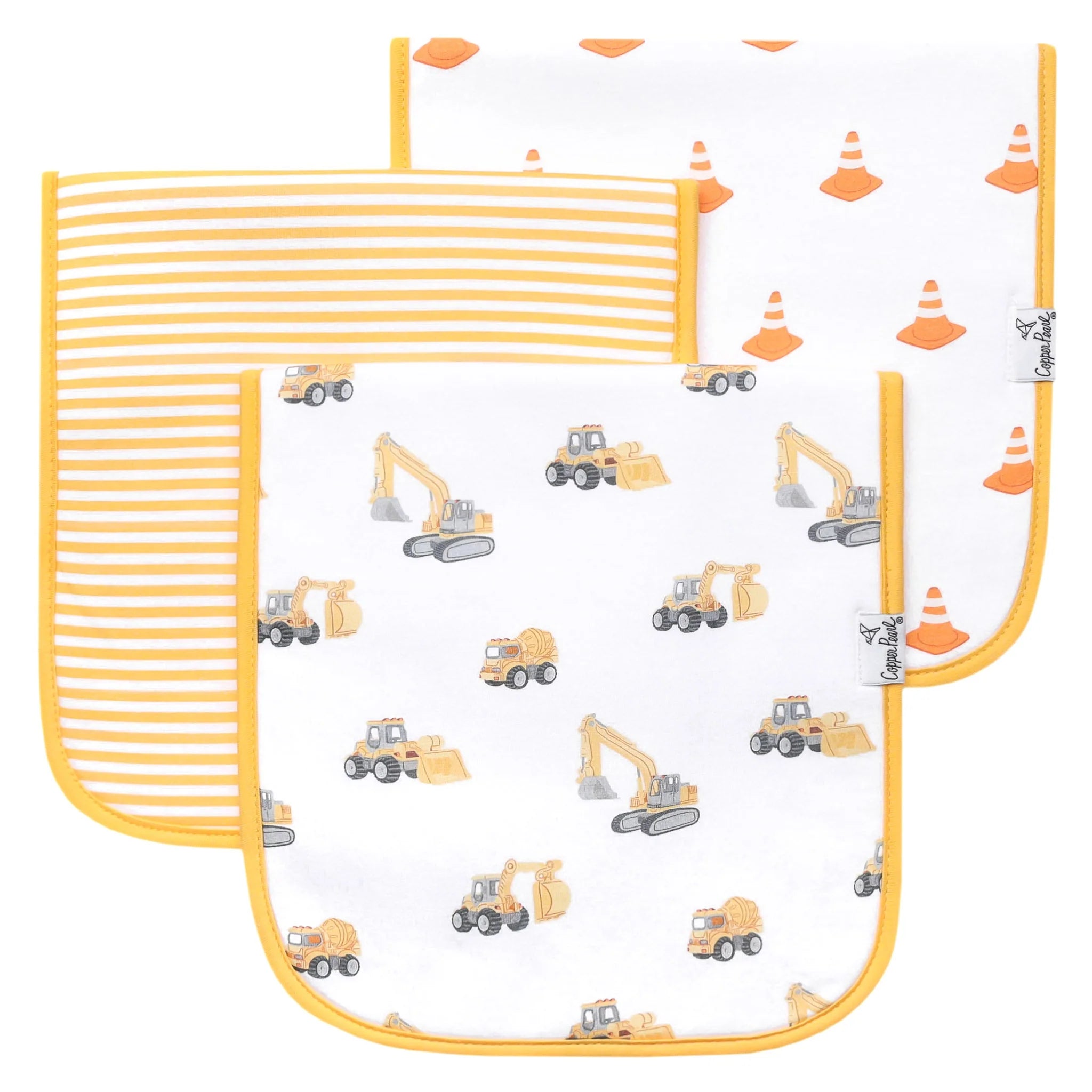 Copper Pearl Premium Burp Cloths