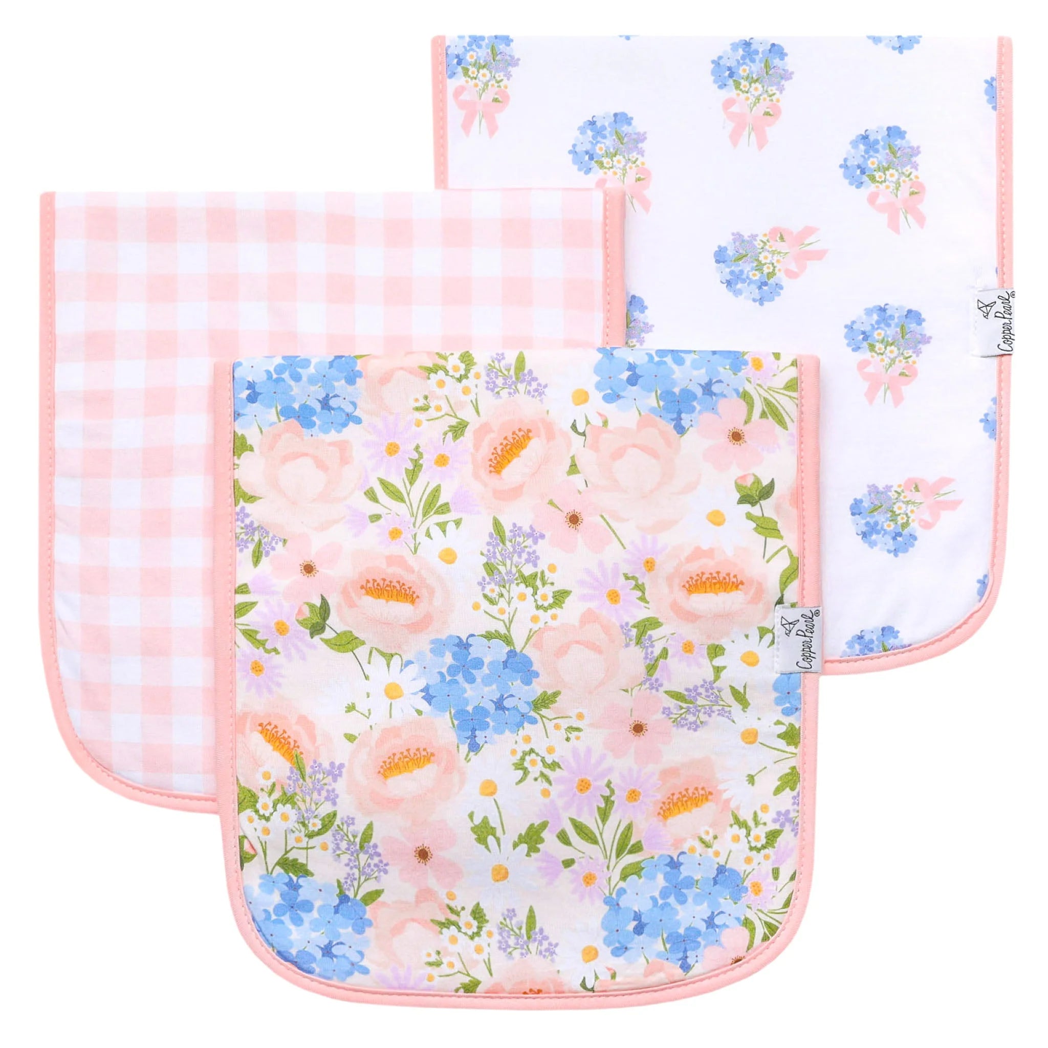 Copper Pearl Premium Burp Cloths
