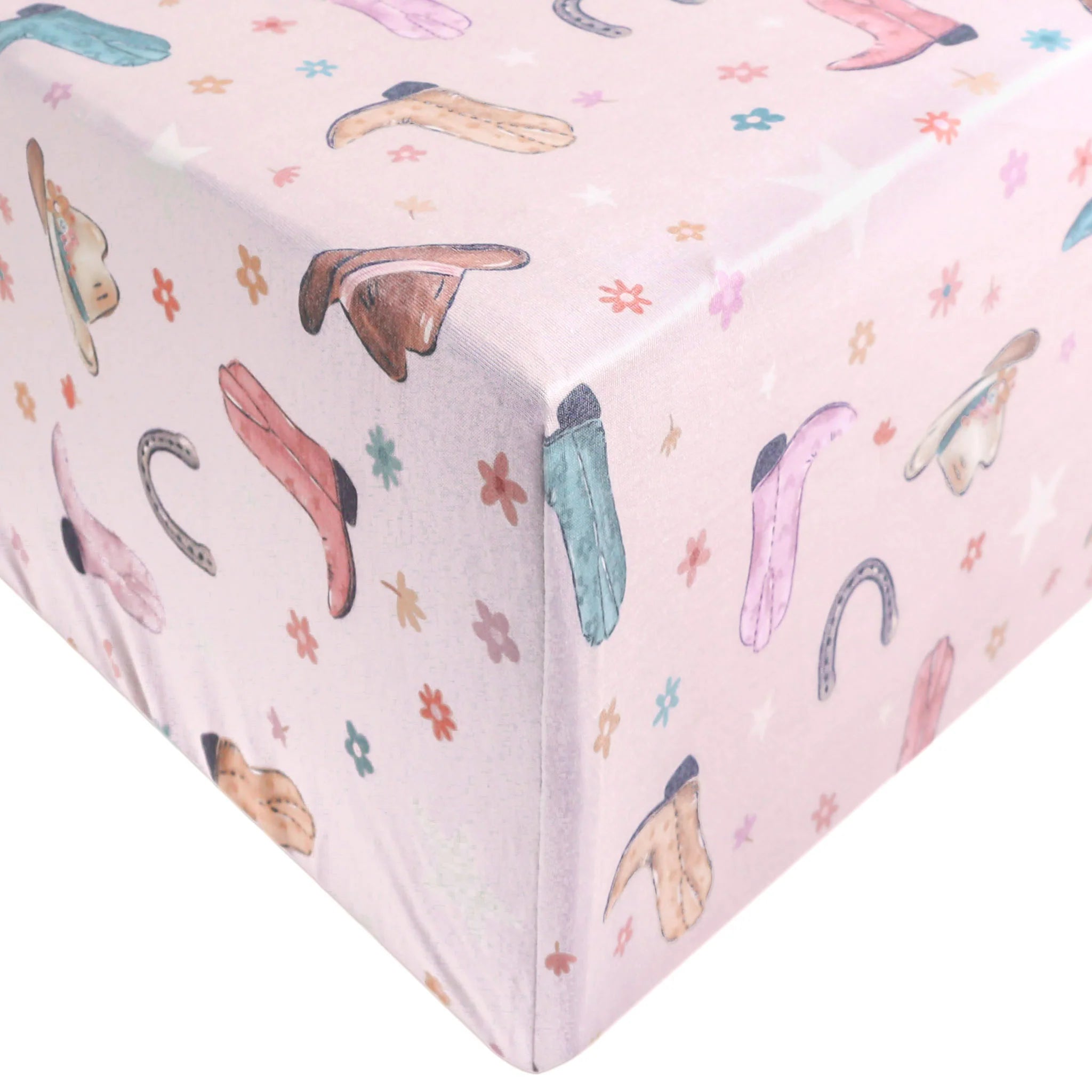 Copper Pearl Crib Sheet