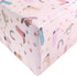 Copper Pearl Crib Sheet