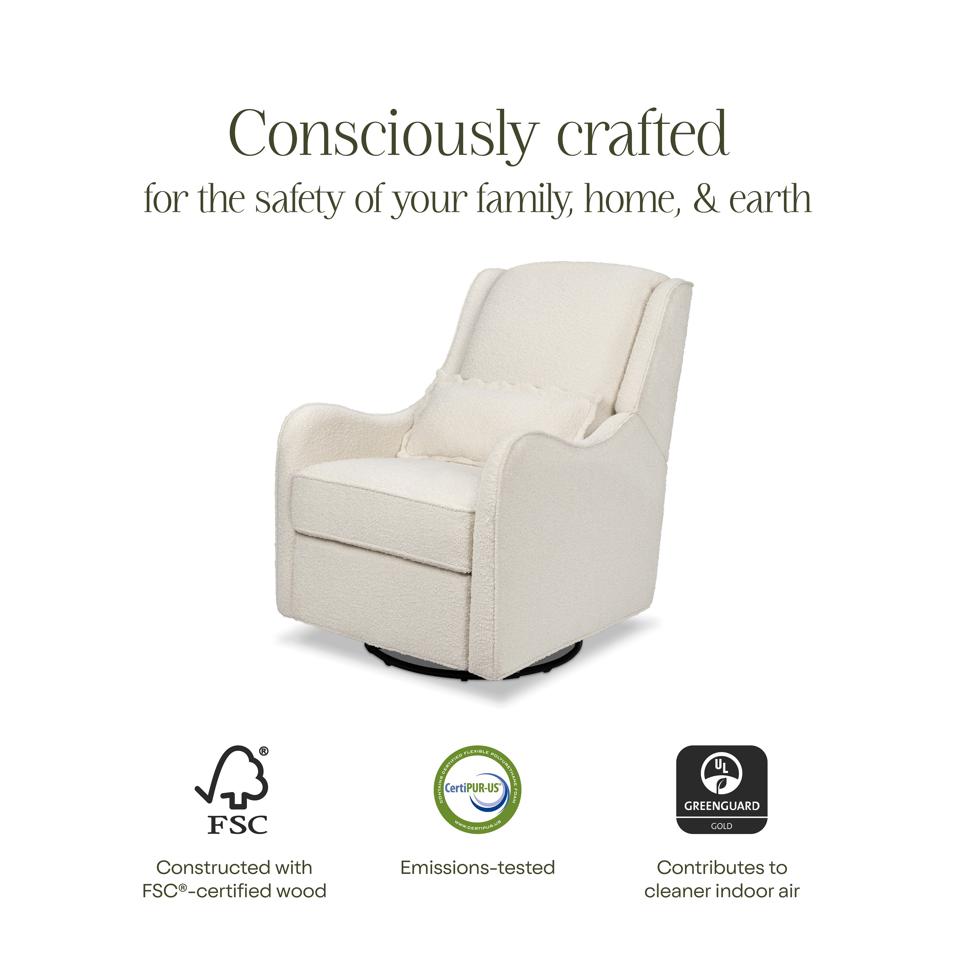 Namesake Devon Recliner and Swivel Glider