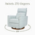 Morris & Co. x Namesake Willa Plus Power Glider Recliner w/ Power Headrest