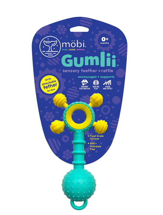 Mobi Gumlii Sensory Teether and Rattle