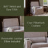 Morris & Co. x Namesake Crawford Pillowback Comfort Swivel Glider