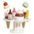 Le Toy Van Wooden Ice Cream Stand and Accessories