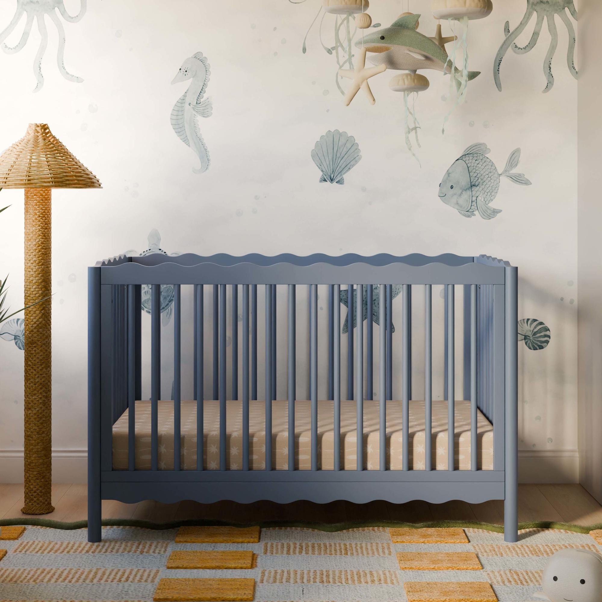 Babyletto Swell 4-in-1 Convertible Crib with Toddler Bed Conversion Kit