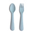 Mushie Dinnerware Fork and Spoon Set