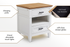 Parker House Artisan Nightstand with Lights