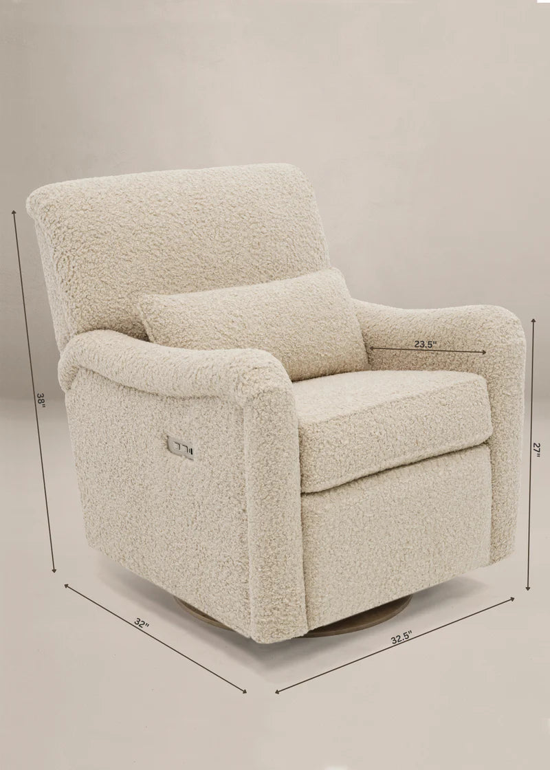 Oilo Motorized Teddy Swivel Glider Recliner
