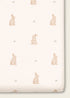 Oilo Organic Cotton Crib Sheet-Bunny