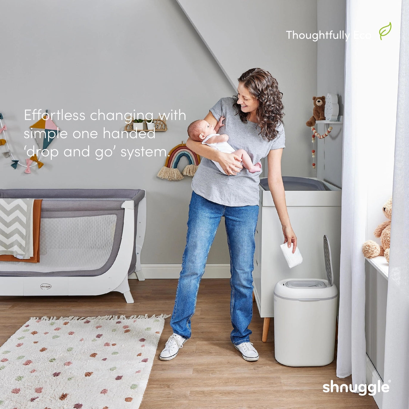 Shnuggle Eco-touch Diaper Pail