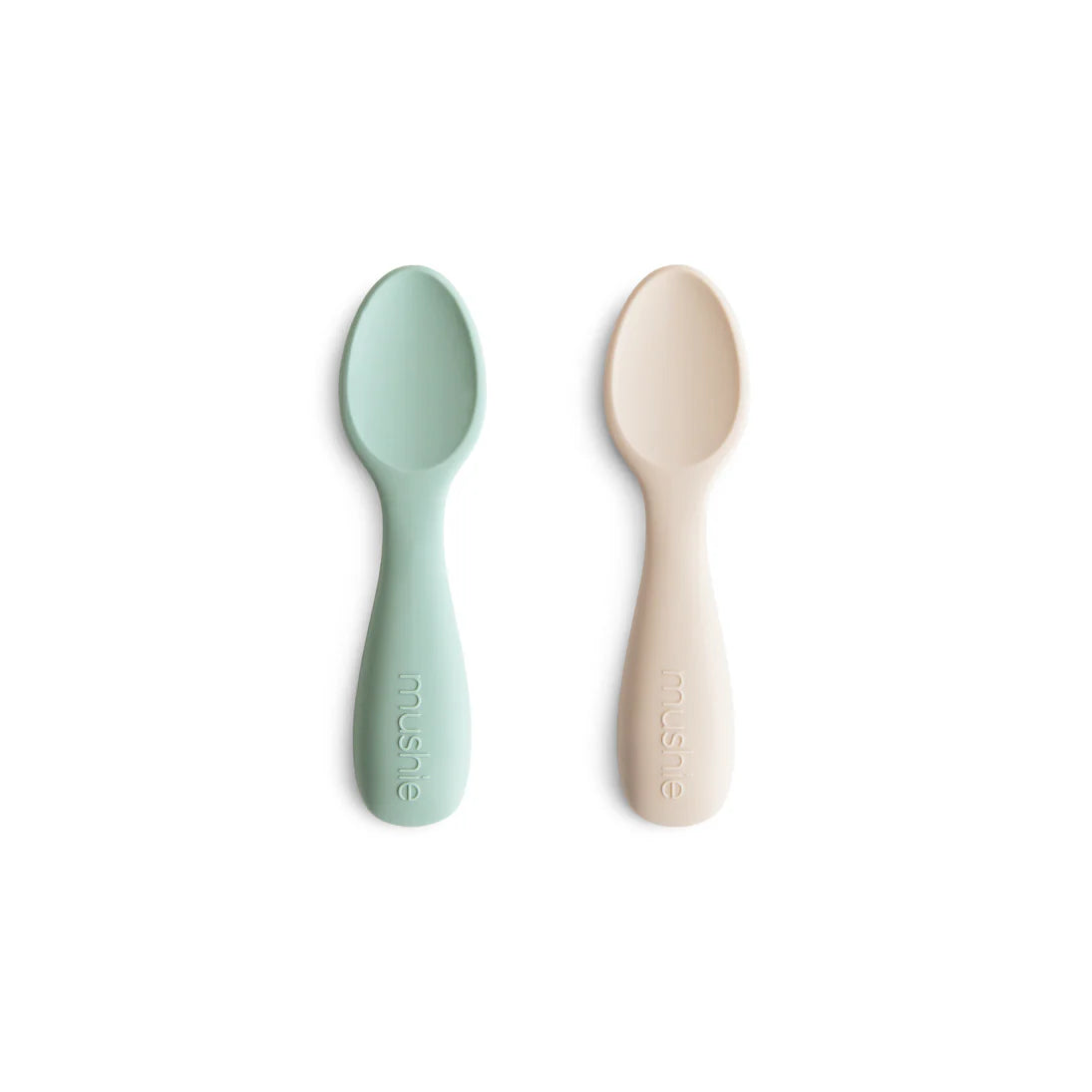 Mushie Silicone Toddler Starter Spoons 2-pk