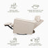 Monogram by Namesake Willa Plus Power Glider Recliner + Power Headrest