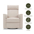 Namesake Willa Deluxe Power Recliner and Swivel Glider with Heat and Massage