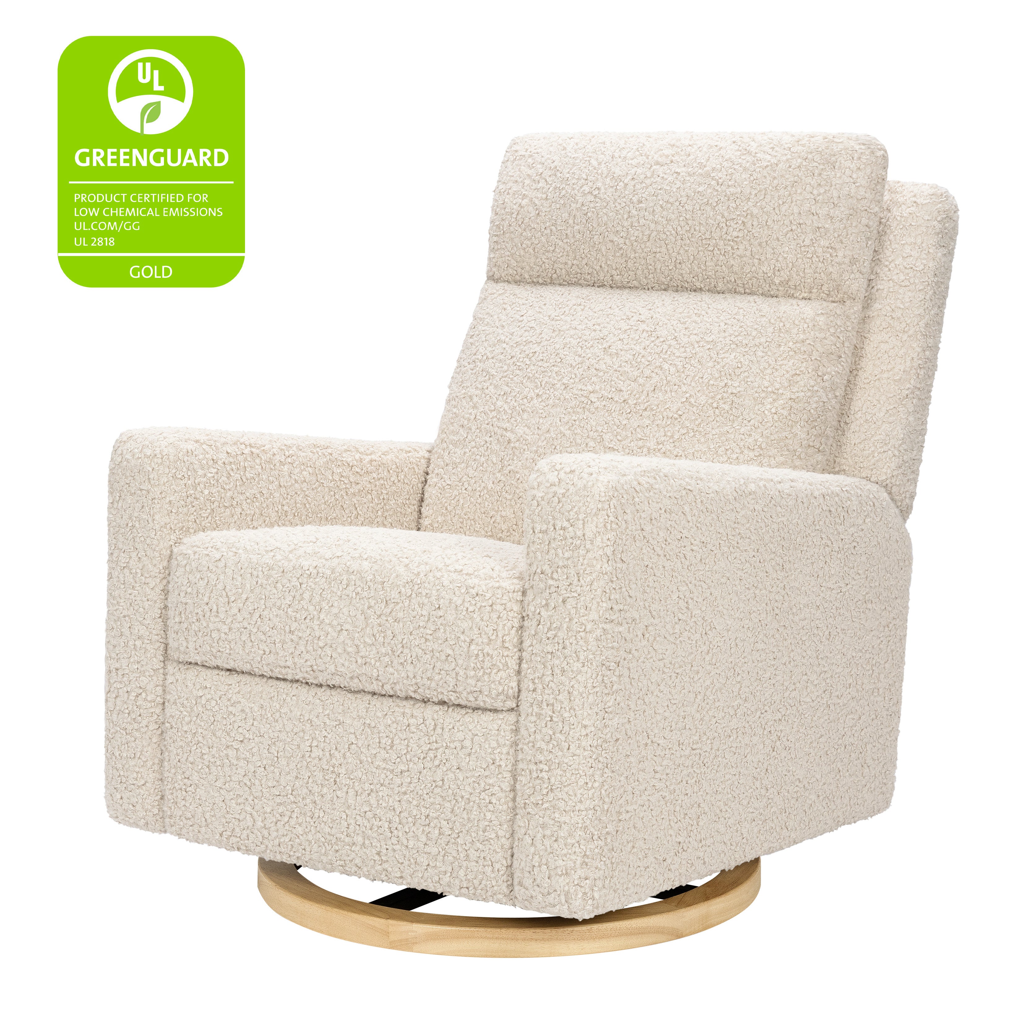 Babyletto Sigi Pro Power Recliner & Swivel Glider with Power Adjustable Headrest and Lumbar Support