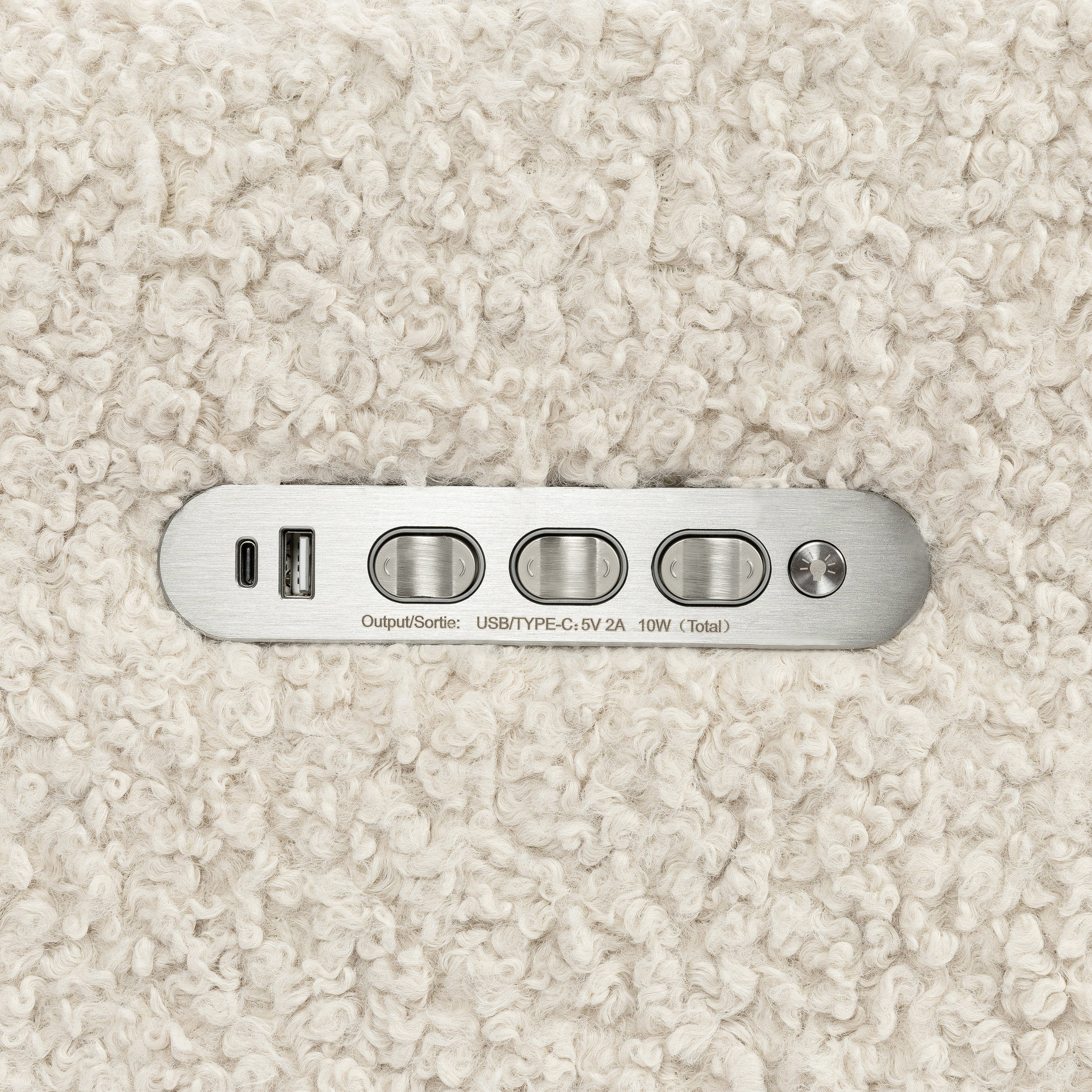 Babyletto Sigi Pro Power Recliner & Swivel Glider with Power Adjustable Headrest and Lumbar Support