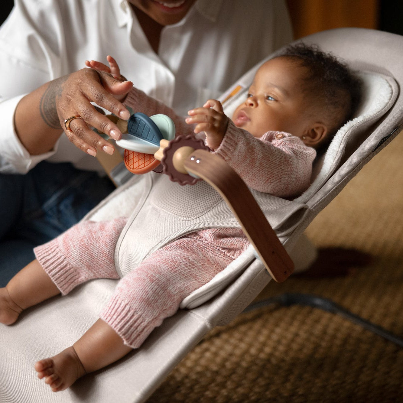 uppababy toy bar UPPAbaby Mira Bouncer Wonder Wheel Toy Bar