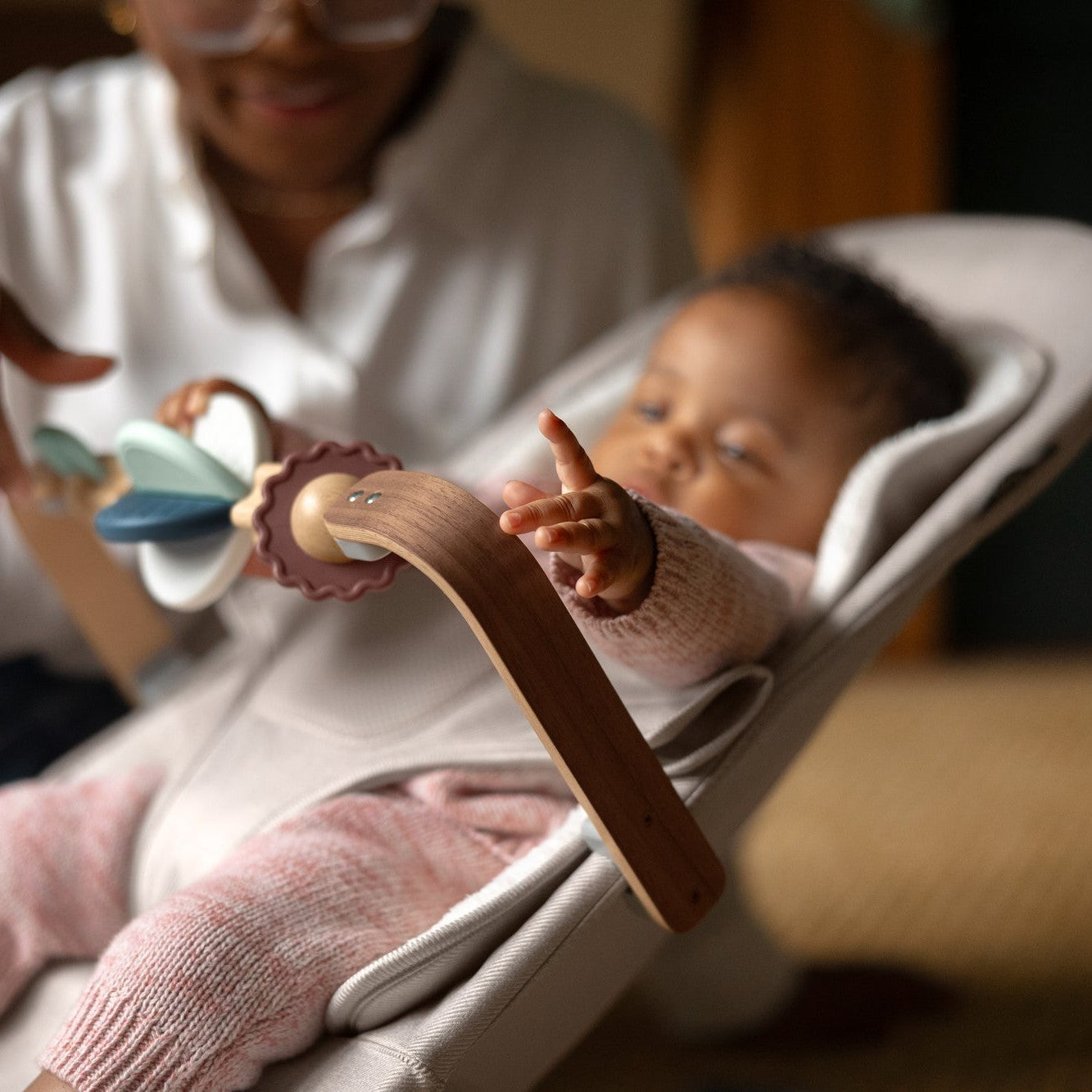 uppababy mira bouncer UPPAbaby Mira Bouncer Wonder Wheel Toy Bar – Juvenile Shop