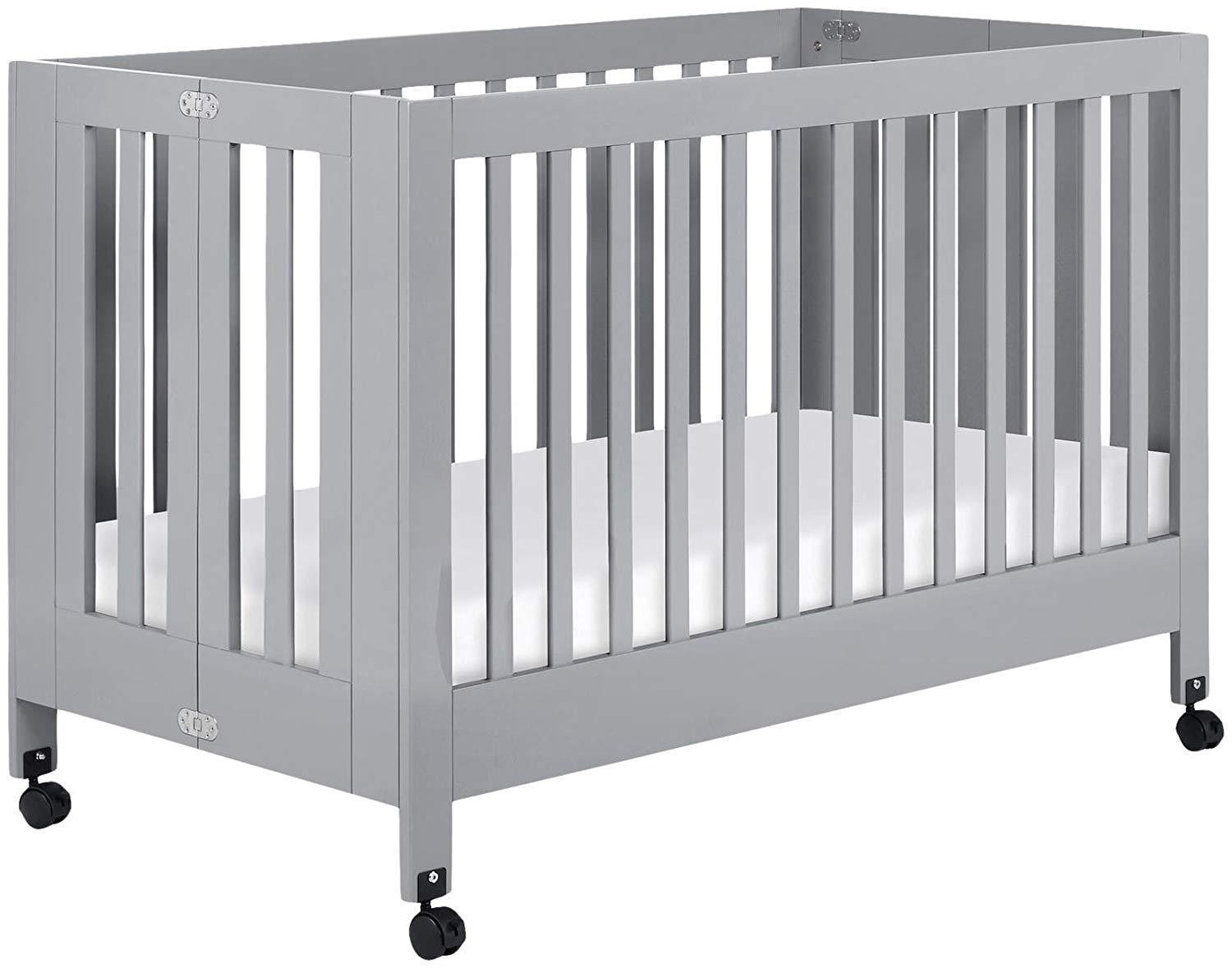 Babyletto Maki Full-Size Portable Folding Crib w/Toddler Conversion Kit