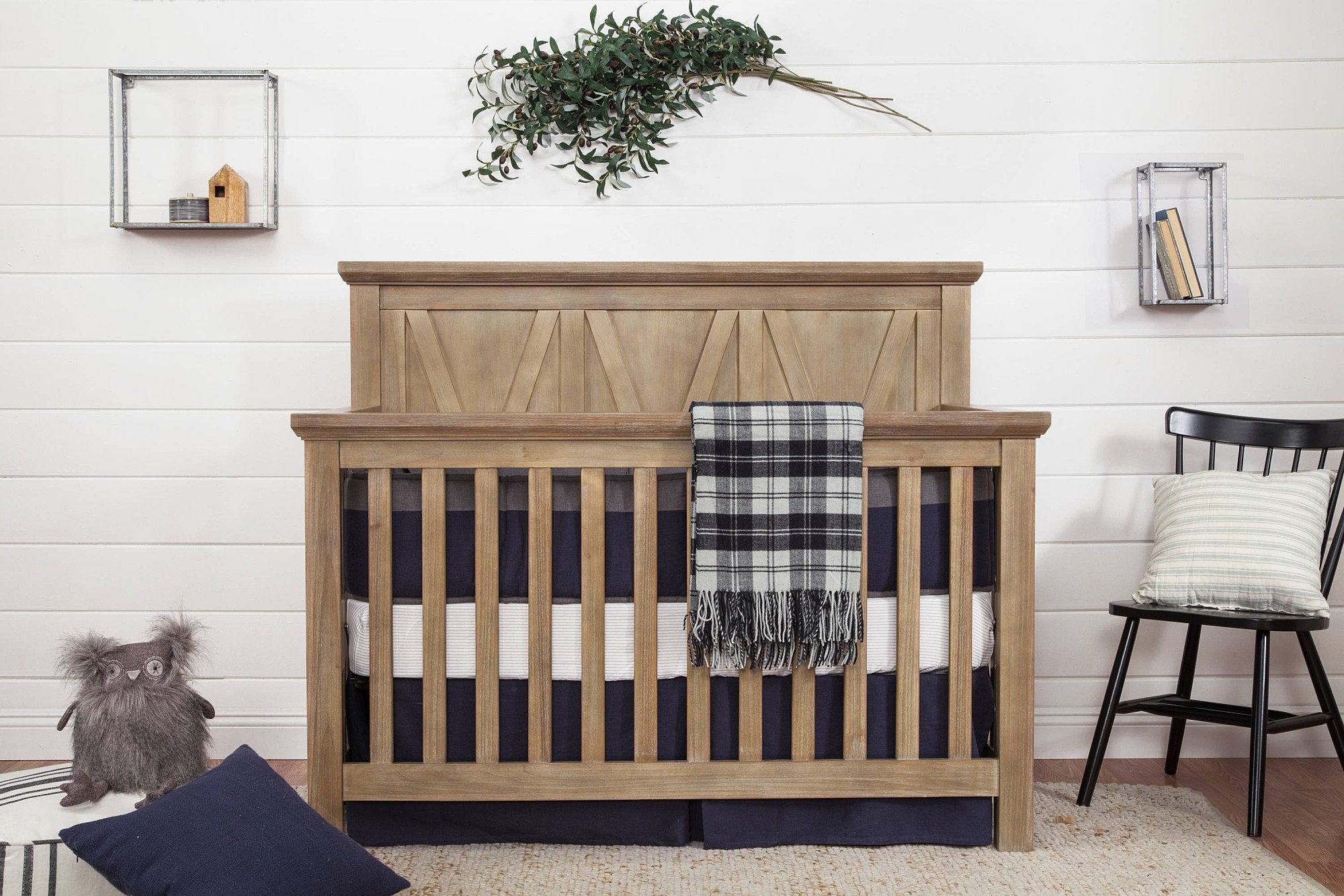 Franklin & Ben Emory Farmhouse 4-in-1 Convertible Crib