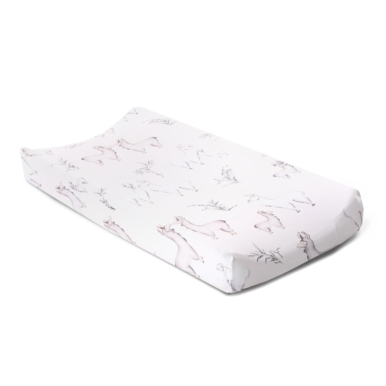 Oilo Llama Jersey Changing Pad Cover