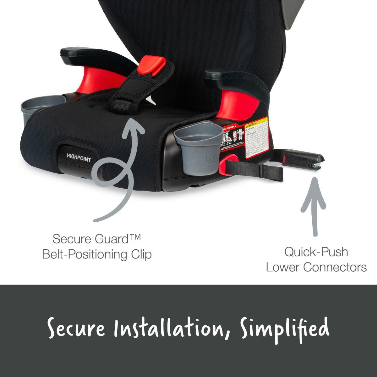 britax car booster seat Britax Highpoint Backless Belt-Positioning Booster Seat with Safewash – Juvenile Shop