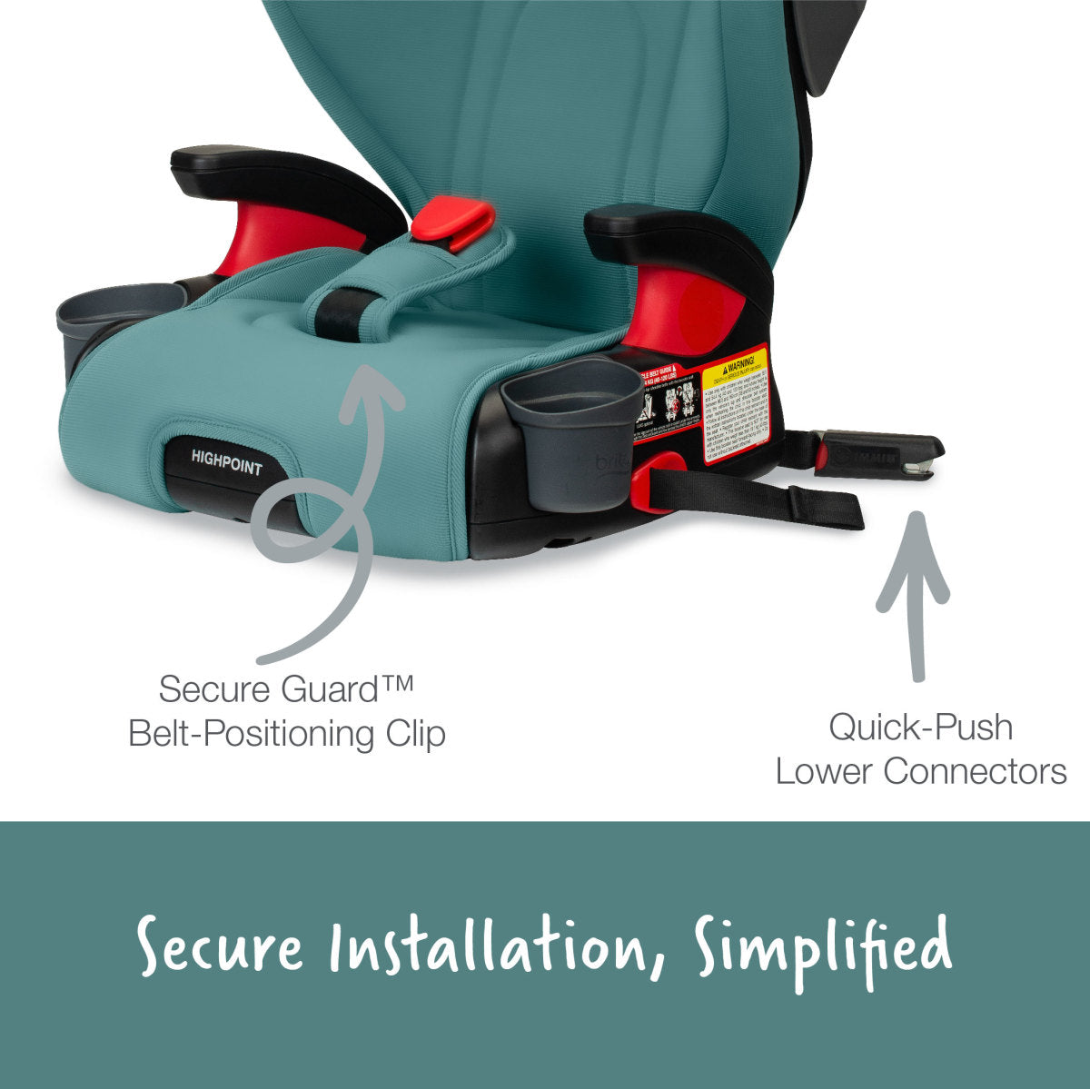 britax car booster seat Britax Highpoint Backless Belt-Positioning Booster Seat with Safewash – Juvenile Shop