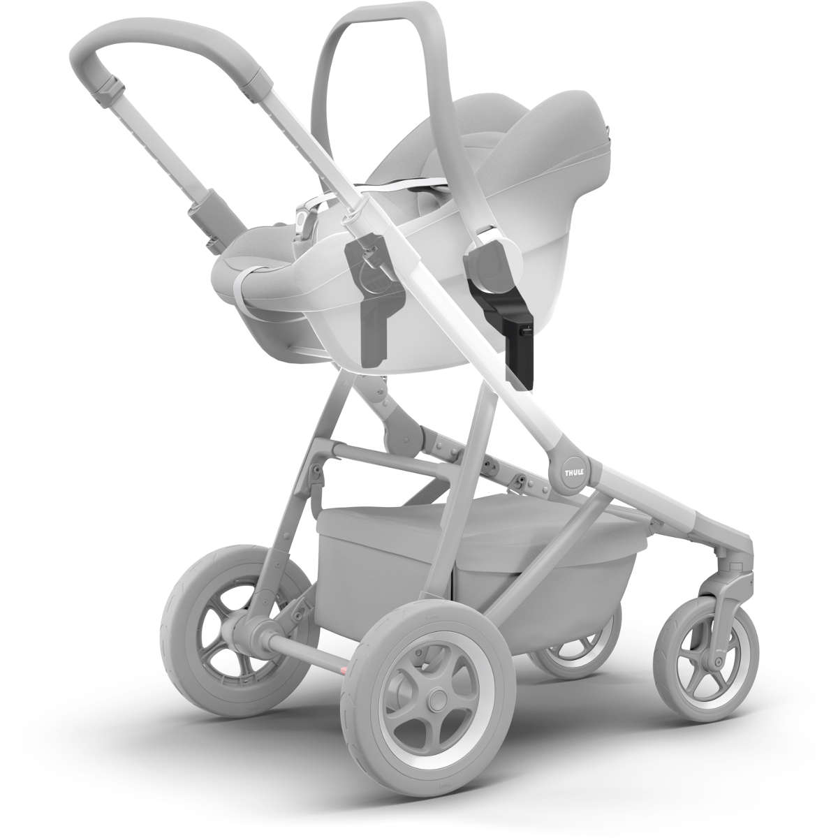 how to install thule car seat adapter on double stroller Thule Sleek Car Seat Adapter Sleek