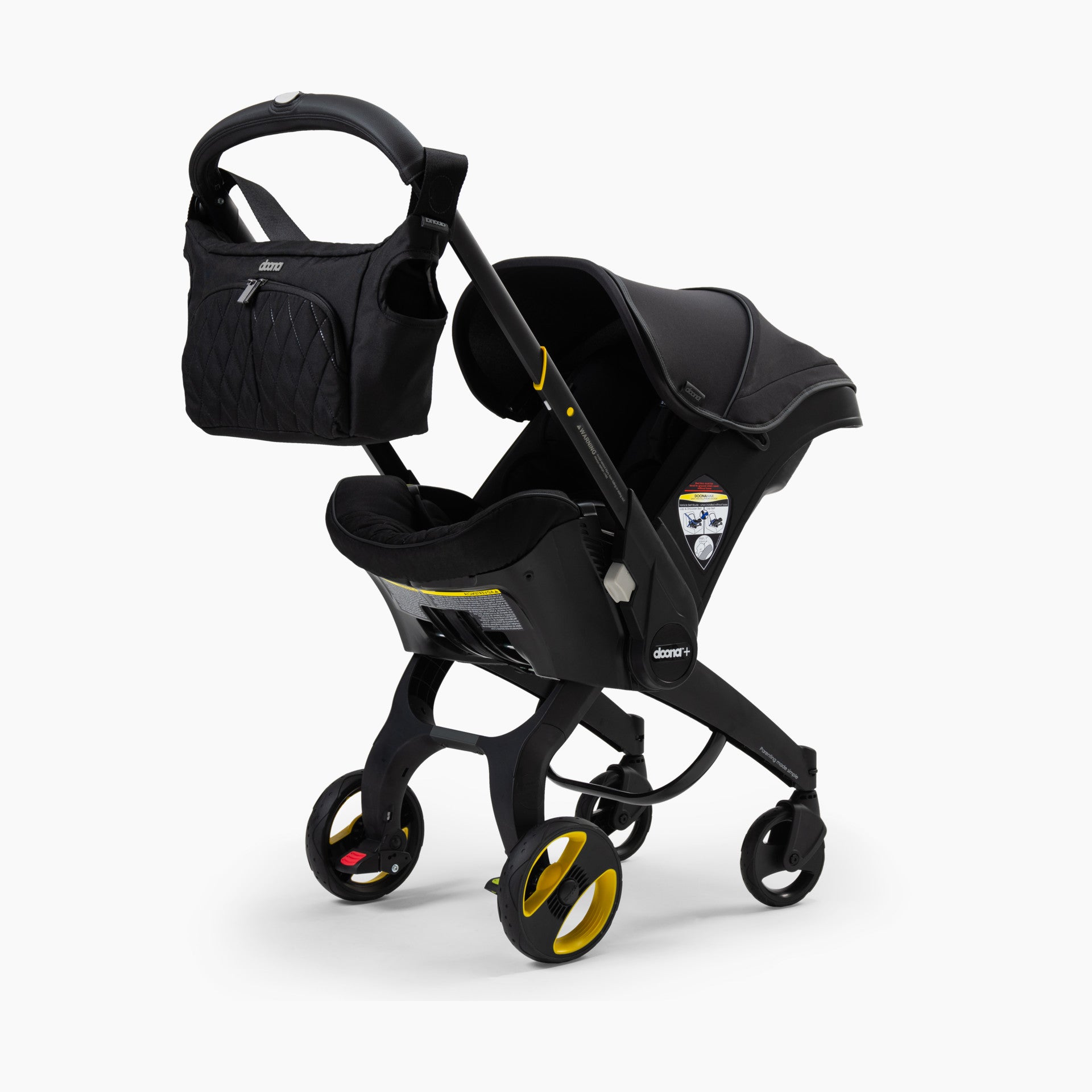 Doona Infant Car Seat + Stroller-Midnight Edition
